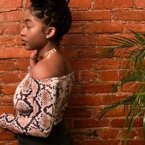 Snake Print Bodysuit